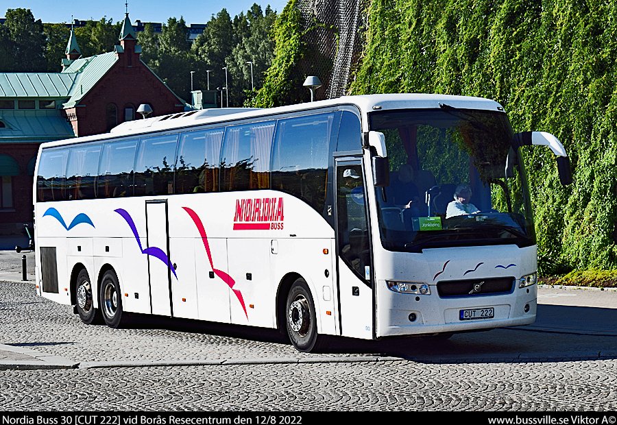 nordiabuss_30_boras_resecentrum_220812 Nordia Buss 30 [CUT 222] 2022-08-12